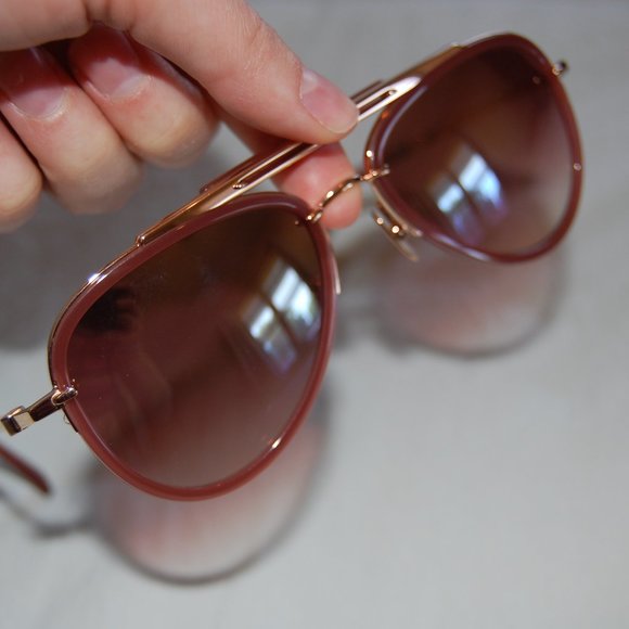Mr Leight Doheny SL Rosewood Aviator Sunglasses - Picture 7 of 14